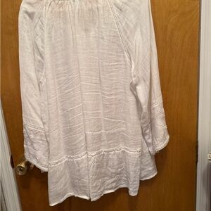 J. Jill White Peasant Top